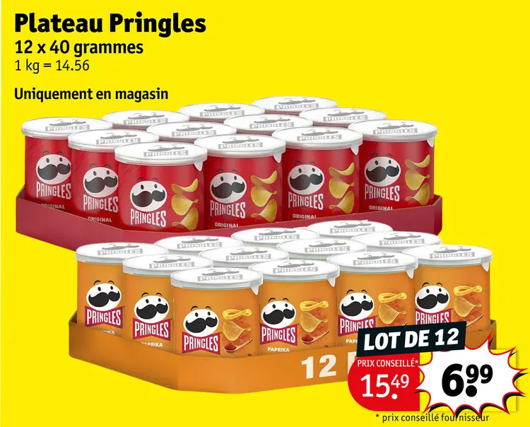 Offre: Plateau Pringles