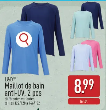 Offre: Maillot de bain anti-UV