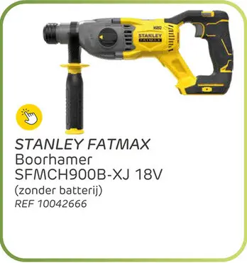 Promotie: Stanley fatmax accuboorhamer sfmch900b-xj 18v (zonder accu)