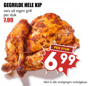 Aanbieding: GEGRILDE HELE KIP