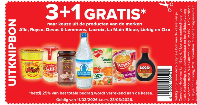 Promotie: 3+1 GRATIS