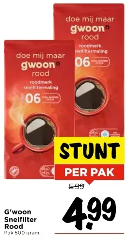 Aanbieding: Snelfilter Rood