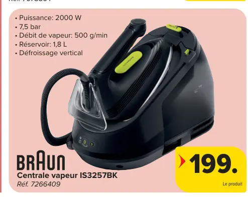 Offre: Centrale vapeur IS3257BK