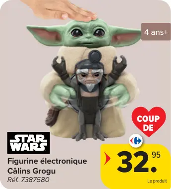 Offre: Figurine électronique Câlins Grogu