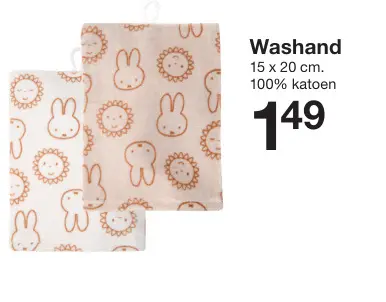 Promotie: Washand