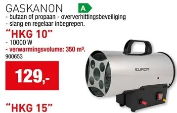 Promotie: Gaskanon "HKG 10"