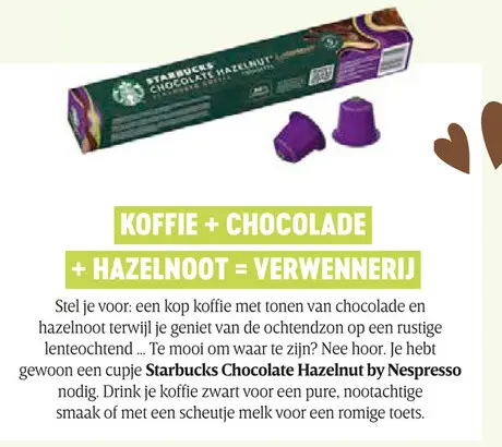 Promotie: Chocolate Hazelnut by Nespresso