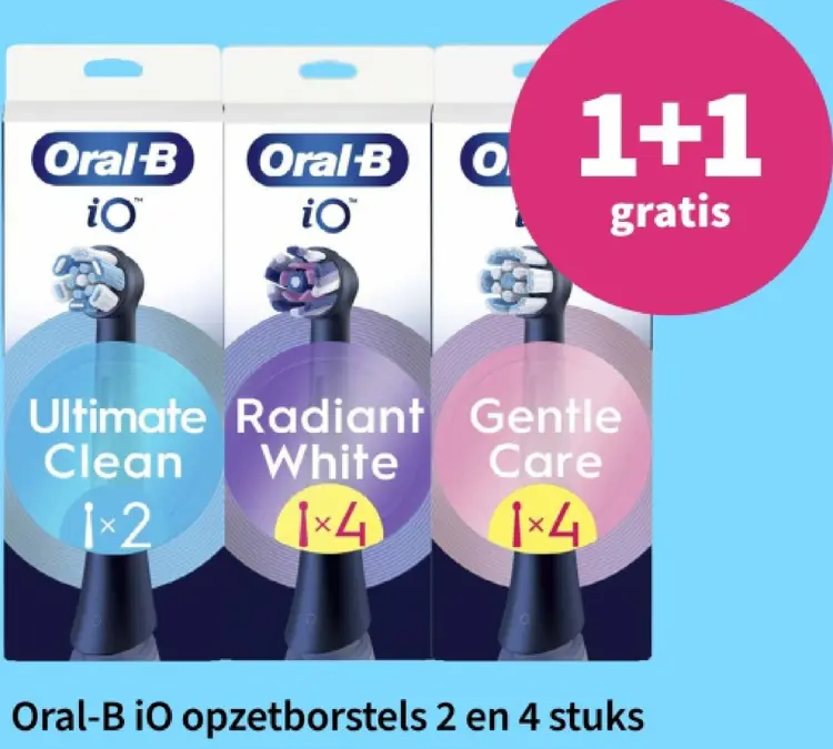 Promotie: Oral-B IO opzetborstels