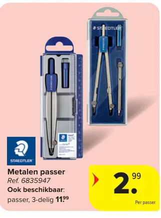 Offre: Metalen passer