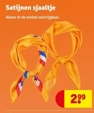 Aanbieding: Satijnen sjaaltje