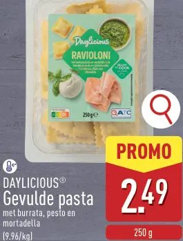 Promotie: Gevulde pasta