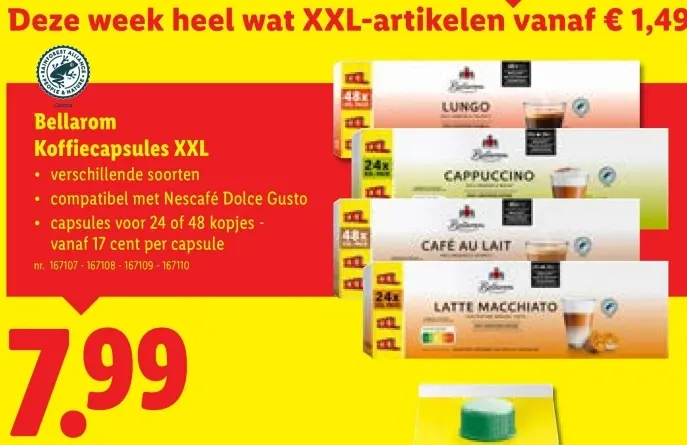 Aanbieding: Koffiecapsules XXL