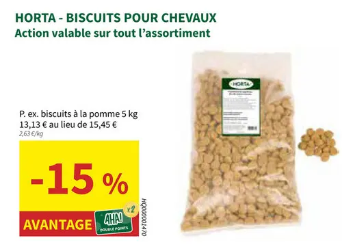 Offre: biscuits à la pomme