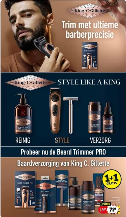 Promotie: King C. Gillette Baardverzorging