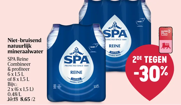 Promotie: Niet-bruisend natuurlijk mineraalwater