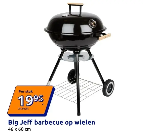 Aanbieding: Big Jeff barbecue op wielen