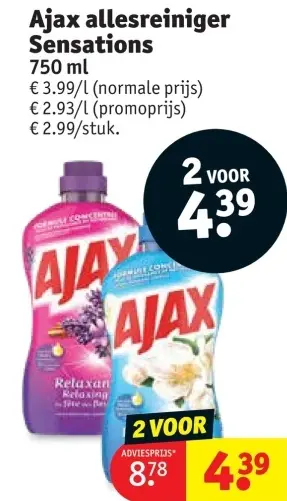 Promotie: allesreiniger Sensations