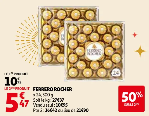 Offre: Ferrero rocher