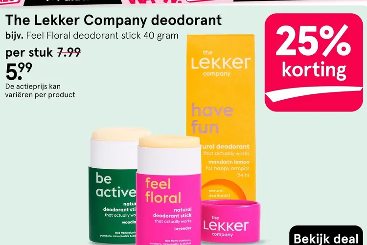 Aanbieding: Deodorant