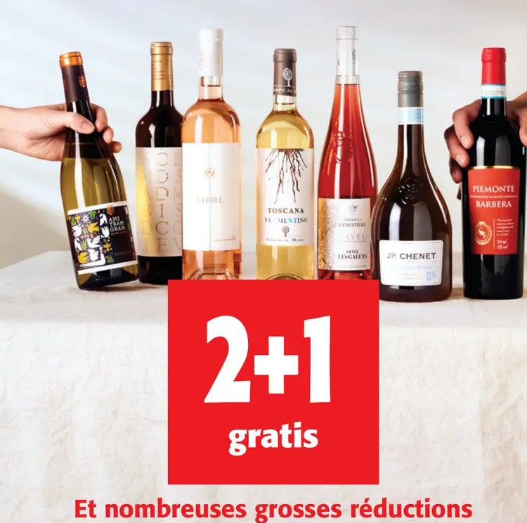 Offre: 2+1 gratis