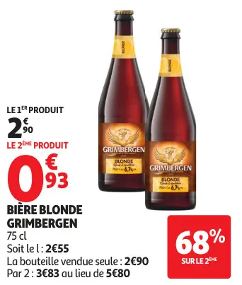 Offre: Bière blonde