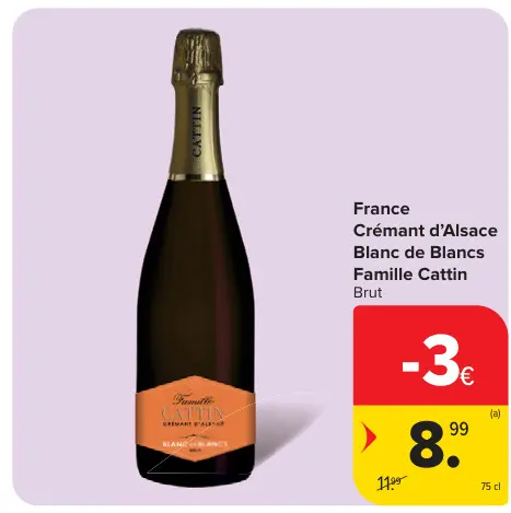 Offre: France Crémant d'Alsace Blanc de Blancs Brut