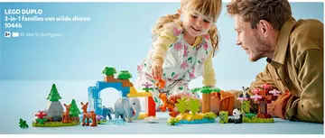 Aanbieding: LEGO DUPLO 3-in-1 families van wilde dieren