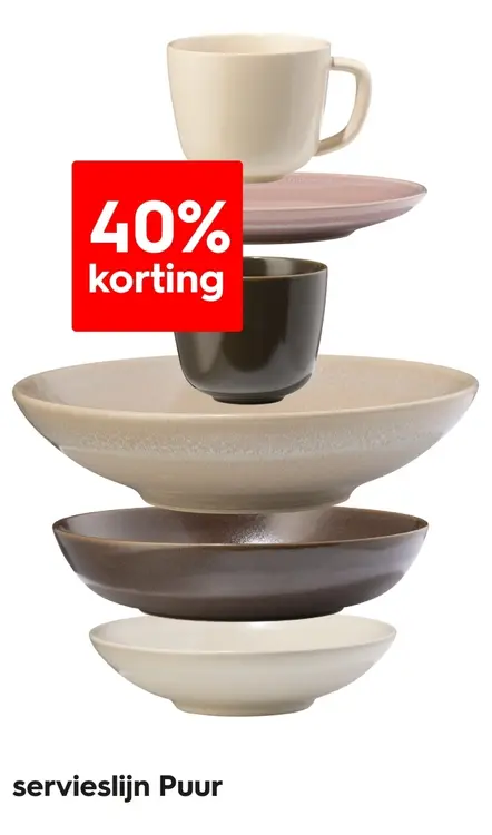 Aanbieding: Servieslijn Puur