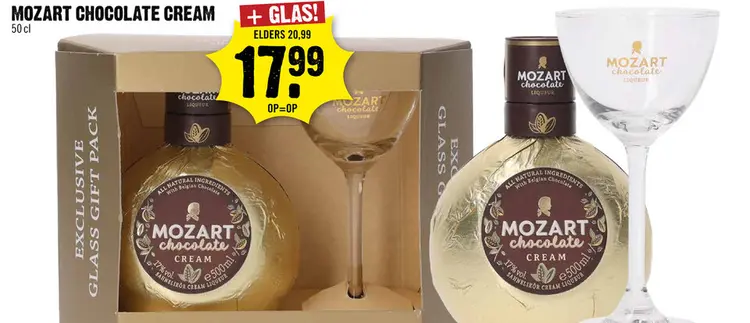 Aanbieding: Mozart chocolate cream