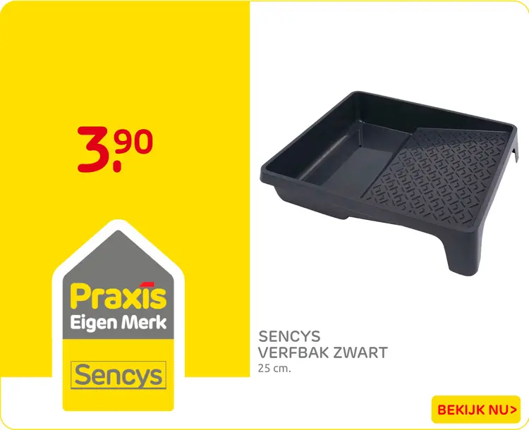 Aanbieding: Verfbak zwart