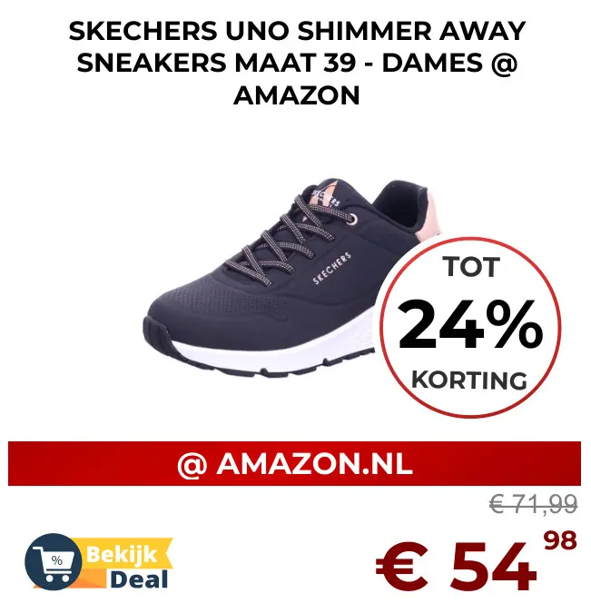 Aanbieding: Uno Shimmer Away sneakers maat 39 dames