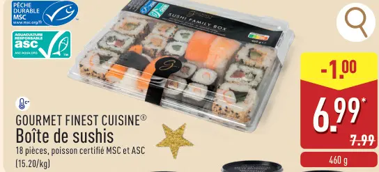 Offre: Boîte de sushis