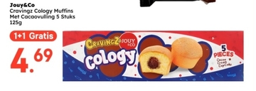 Aanbieding: Cravingz Cology Muffins Met Cacaovulling