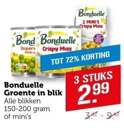 Aanbieding: Bonduelle Groente in blik