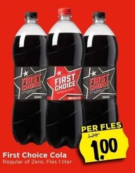 Aanbieding: First Choice Cola