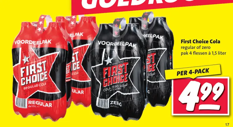 Aanbieding: First Choice Cola