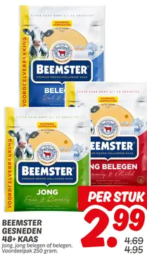 Aanbieding: Beemster gesneden 48+ kaas