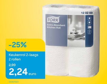 Aanbieding: Keukenrol 2-laags