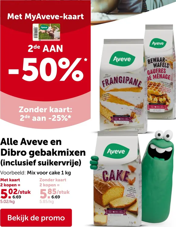 Promotie: Gebakmixen