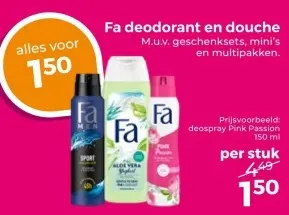 Aanbieding: Deodorant en douche
