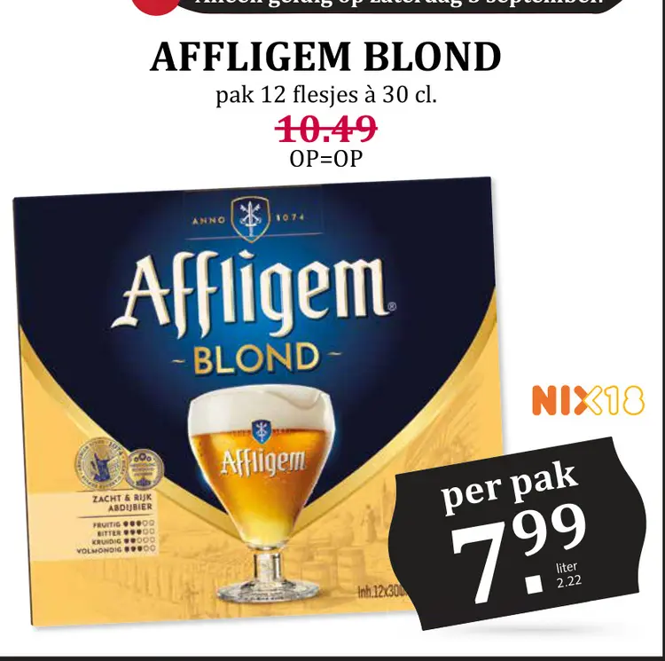 Aanbieding: Affligem blond