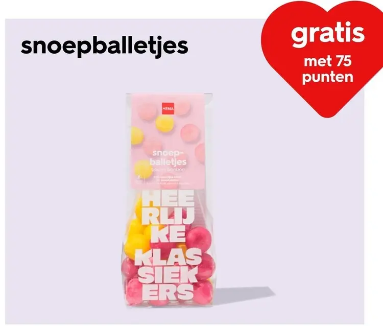 Promotie: Snoepballetjes