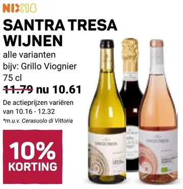 Aanbieding: Santra Tresa Wijnen
