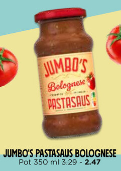 Aanbieding: JUMBO'S PASTASAUS BOLOGNESE