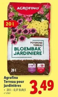 Offre: Terreau pour jardinières