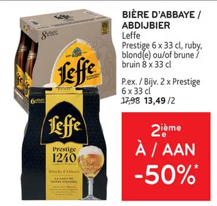 Offre: Bière d'abbaye / abdijbier