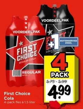 Aanbieding: First Choice Cola