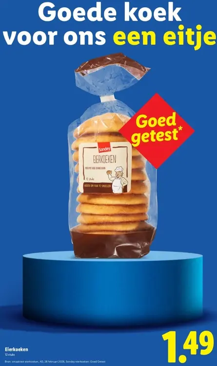 Aanbieding: Sondey Eierkoeken