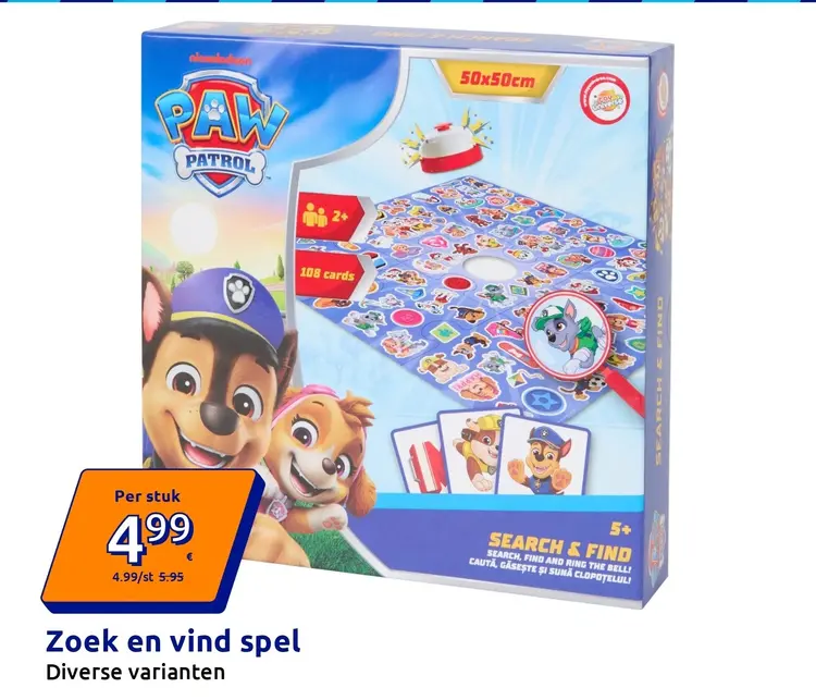 Promotie: Zoek en vind spel