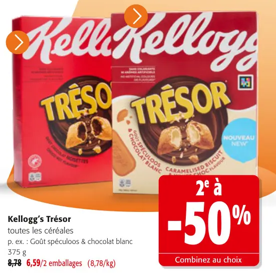 Offre: Kellogg's Trésor